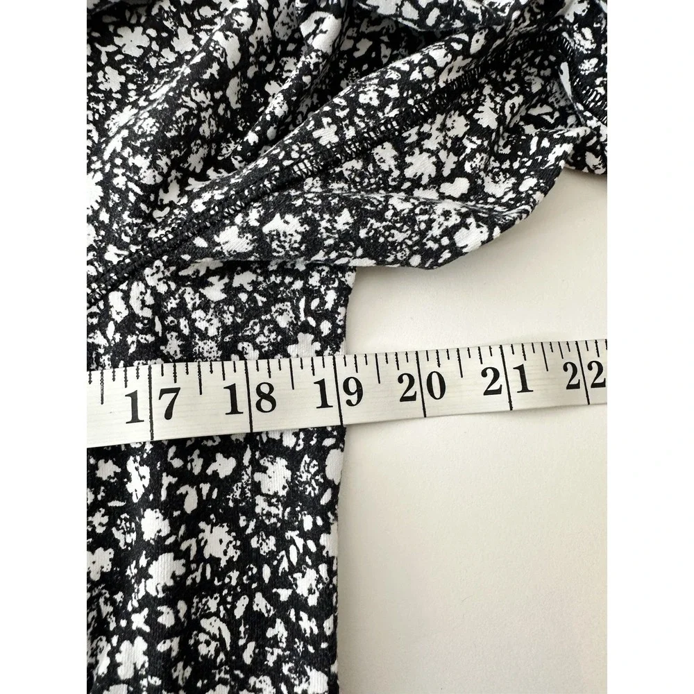 Lululemon Its Rulu Run Long Sleeve Top Size 10 Venture Floral Alpine White Black